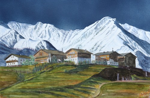 Original aquarell - original,