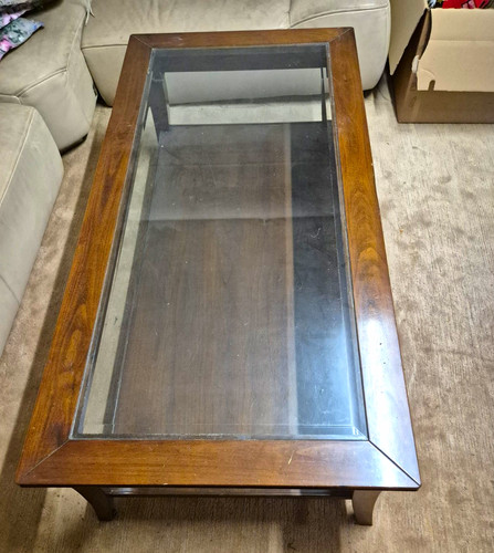 Mahagoni couchtisch mit - mahagoni,