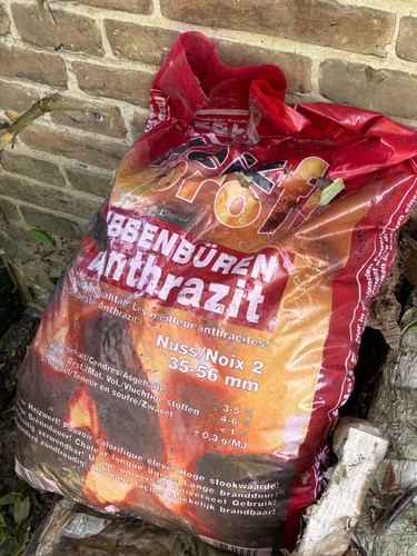 Sack anthrazit kohle - 5,