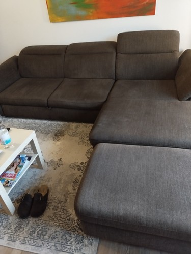 Ecksofa braun verschenken - braun, zu