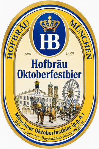 Hofbräu oktoberfestbier 50l - oktoberfestbier,